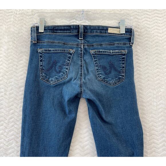 AG Adriano Goldschmied The Legging Ankle Super Skinny Distressed Jeans Sz 25R - Picture 5 of 14